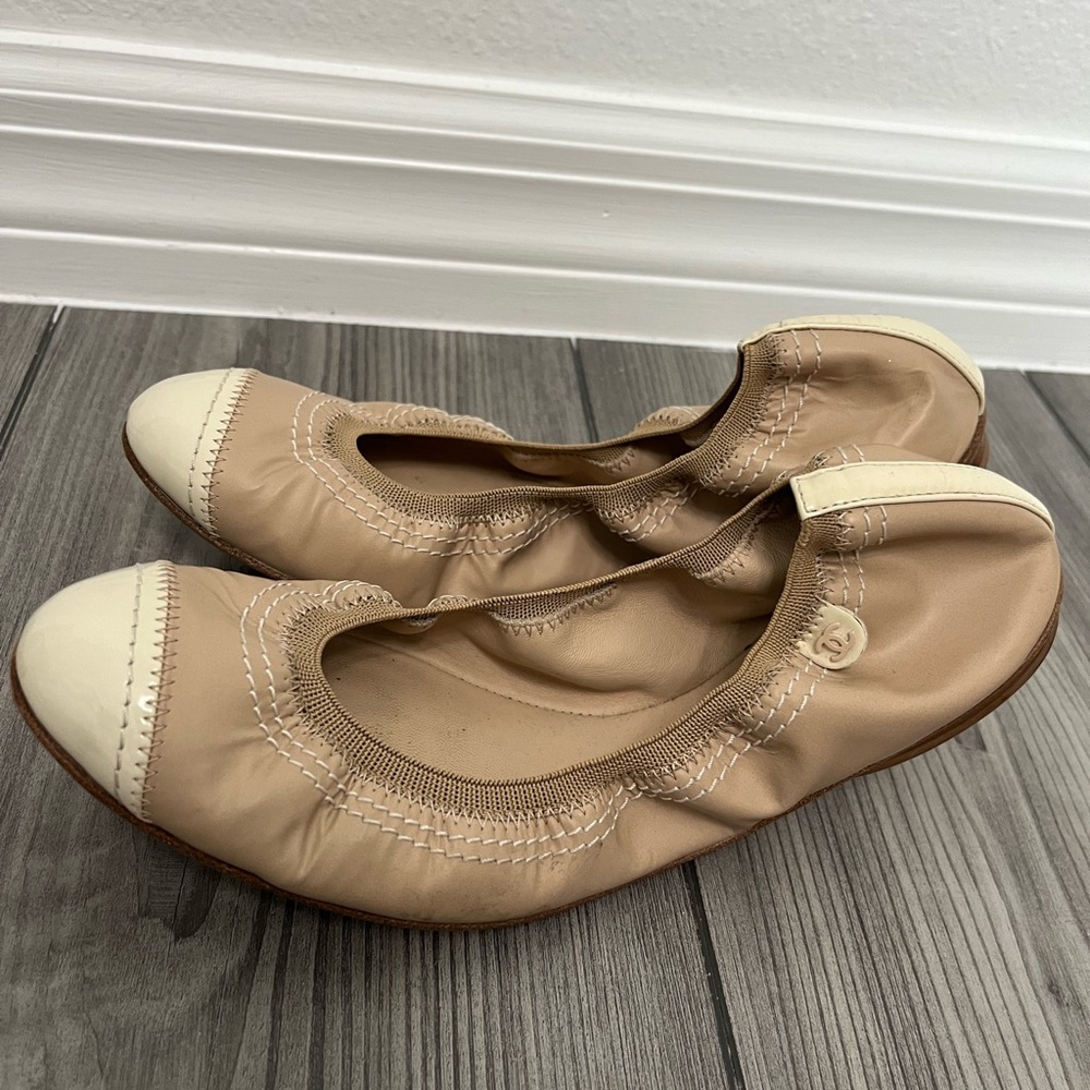 Coco Chanel ballet flats, slightly used size 37